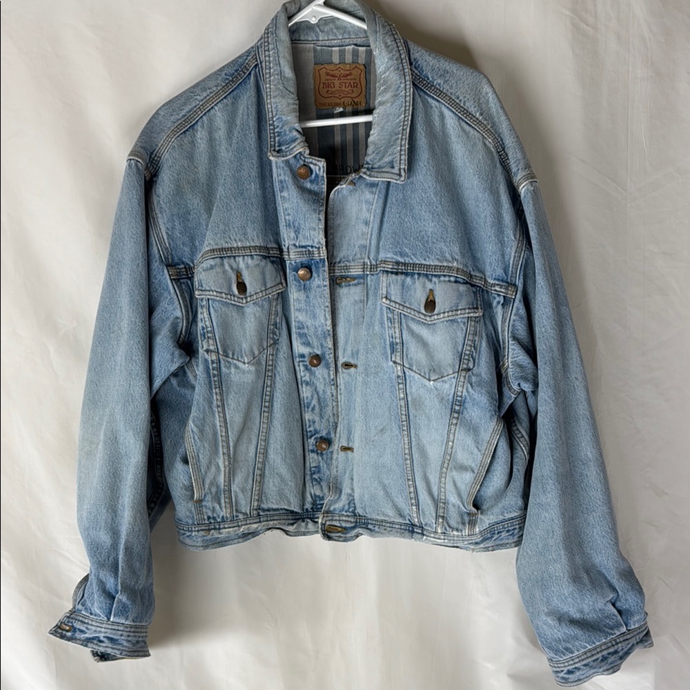 Vintage Big Star light blue denim jean jacket Size: XL